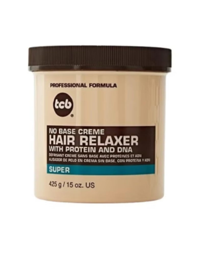 كريم فرد الشعر TCB مع البروتين والحمض النووي فائق القوة 425 غرام